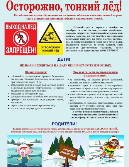 Осторожно! Тонкий лед!.